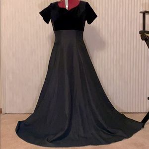 Elegant black concert dress